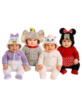 Set de mamelucos Disney Daisy, Dumbo, Marie y Minnie para bebé