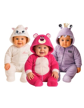 Set de mamelucos Disney Marie, Lotso y Boo para bebé niña