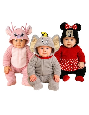 Set de mamelucos Disney Angel, Dumbo y Minnie para bebé niña
