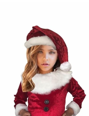 Disfraz navideño Disfraces Tudi de Santa Cluas para niña