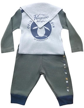 Mameluco Penguin térmico Baby Penguin de algodón para bebé