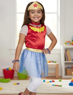 Disfraz Jakks Pacific DC Comic/Super Girls de superhéroe Super Hero Girls para niña