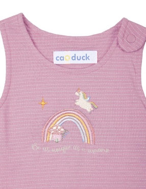 Conjunto Cao Duck de algodón para bebé niña