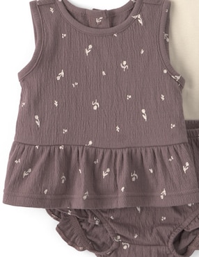 Conjunto Carter's de algodón para bebé niña