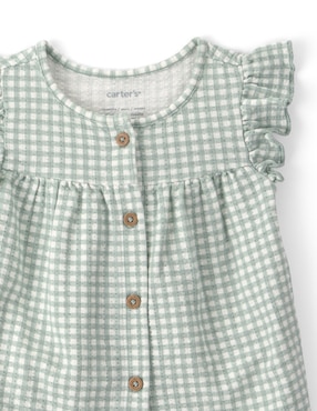 Conjunto casual carter's de algodón para niña bebé