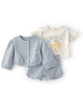 Conjunto Carter's de algodón para bebé niña