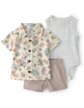 Conjunto Carter's de algodón para niño 3 piezas