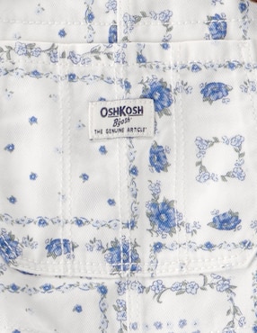 Overol Oshkosh de algodón para bebé niña