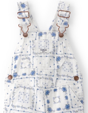 Overol Oshkosh de algodón para bebé niña