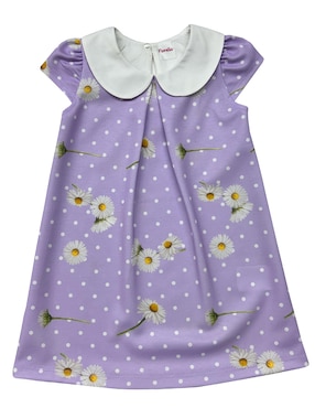 Vestido Fiorella manga cap para bebé niña