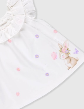 Conjunto Fiorella de algodón para bebé niña