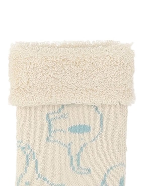 Set de calcetín Punto Blanco de algodón para bebé niño 3 pares