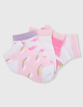 Set tín Punto Blanco de algodón para bebé niña 5 pares
