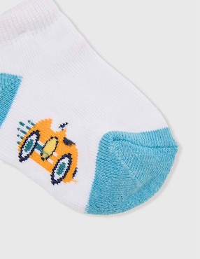 Set tín Punto Blanco de algodón para bebé niño 5 pares