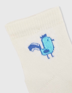 Set calcetín Punto Blanco de algodón para bebé niño 6 pares