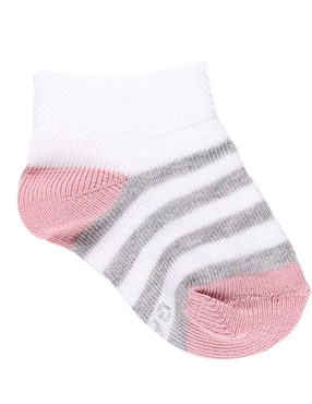 Set de tin Punto Blanco de algodón para bebé niña 5 pares