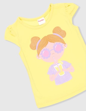 Set de blusa Fiorella para niña