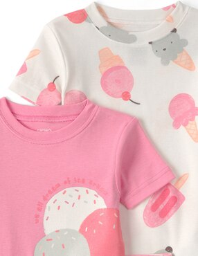 Set pijama Carter's para bebé niña