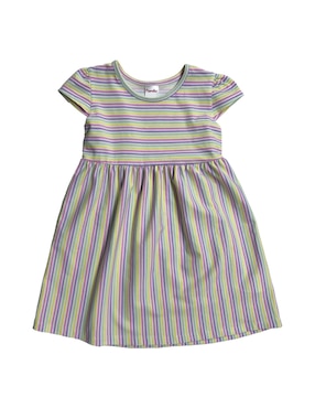 Set vestido Fiorella manga cap para bebé niña
