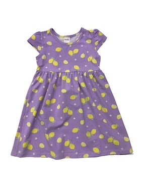 Set vestido Fiorella manga cap para bebé niña