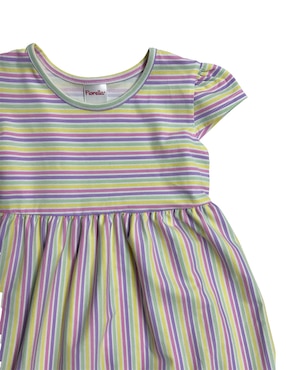 Set vestido Fiorella manga cap para bebé niña