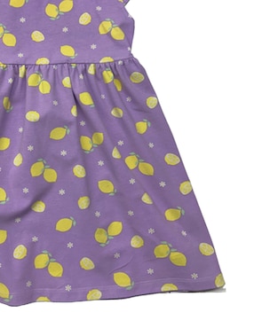 Set vestido Fiorella manga cap para bebé niña