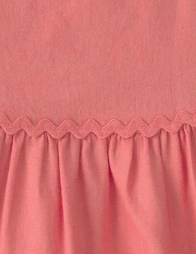 Vestido Carter's manga volantes para bebé niña