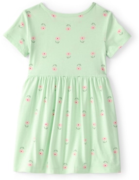 Vestido Carter's manga regular para bebé niña