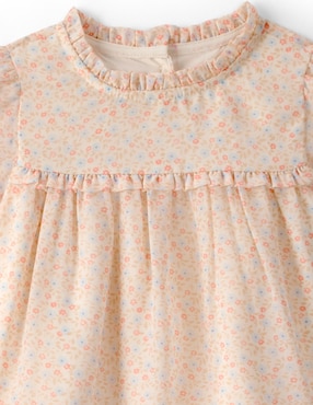 Vestido Carter's manga regular para bebé niña