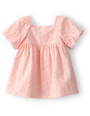 Vestido con calzón Carter's manga globo para bebé niña