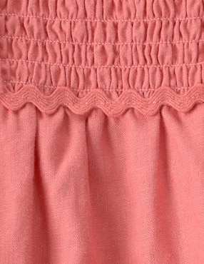 Vestido con calzón Carter's manga volantes para bebé niña