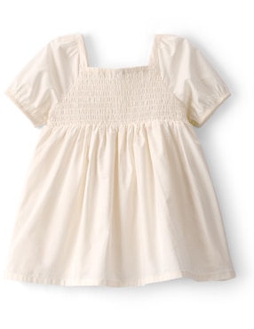 Vestido con calzón Carter's manga globo para bebé niña