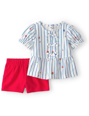 Conjunto Carter's de algodón para bebé niña