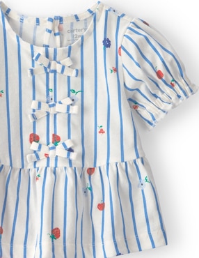 Conjunto Carter's de algodón para bebé niña