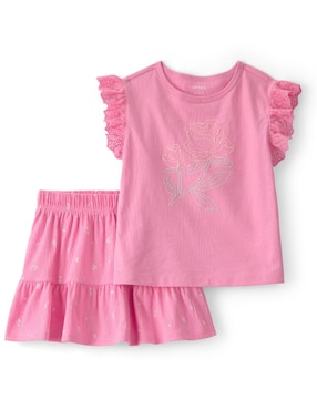 Conjunto Carter's de algodón para bebé niña