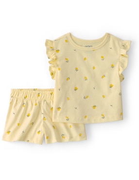Conjunto Carter's de algodón para bebé niña