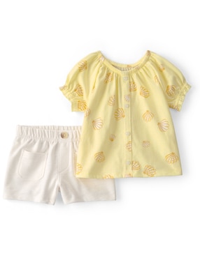 Conjunto Carter's de algodón para bebé niña