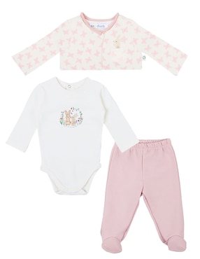Conjunto Cao Duck para bebé niña