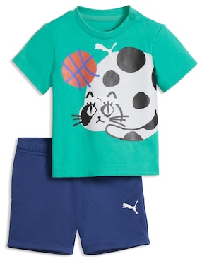 Conjunto Puma de algodón para bebé niño