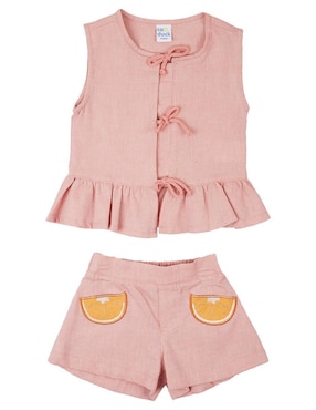 Conjunto Cao Duck de algodón para bebé niña