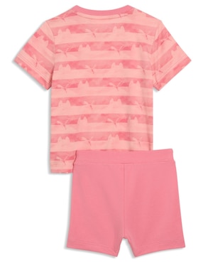 Conjunto Puma de algodón para bebé niña