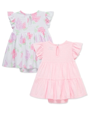 Set vestido Little Me manga mariposa para bebé niña