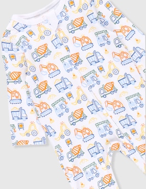 Set de mamelucos Little Me de algodón para bebé niño