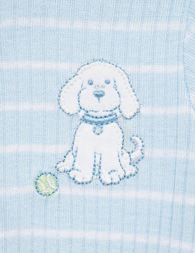 Set de mamelucos Little Me de algodón orgánico para bebé niño