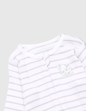 Set de mamelucos Little Me de algodón orgánico para bebé