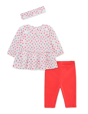Conjunto Little Me de algodón para bebé niña