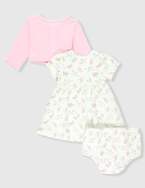 Conjunto Little Me de algodón para bebé niña