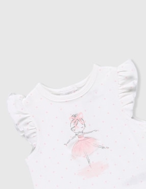 Conjunto Little Me de algodón para bebé niña