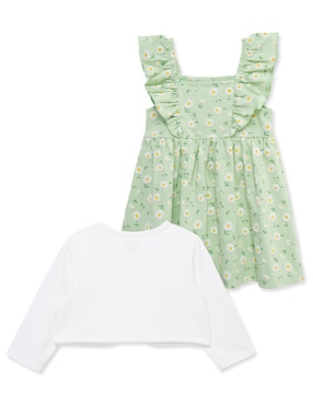 Conjunto casual Little Me de algodón para bebé niña