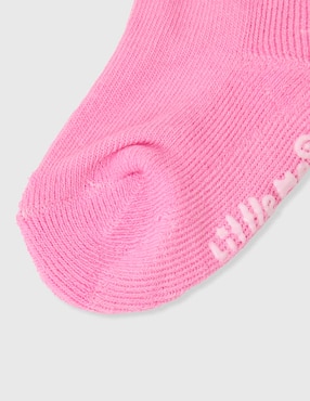 Set de calcetín antiderrapante Little Me de algodón para bebé niña 8 pares